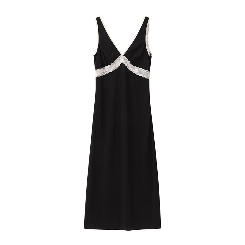 Black Heartstrings Midaxi Dress - Kiwi & Co