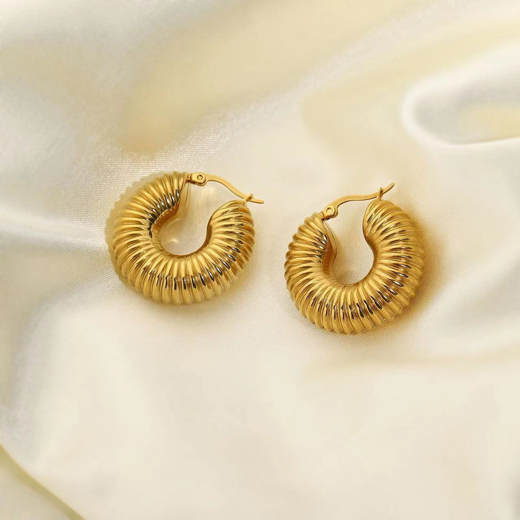 Chunky 90s Hoops Gold and Silver - Kiwi & Co