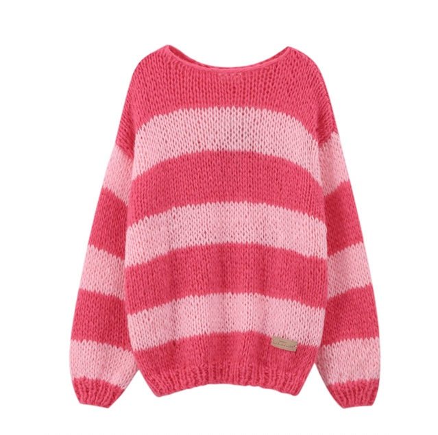 Forget Me Not Jumper in Double Pinks - Kiwi & Co