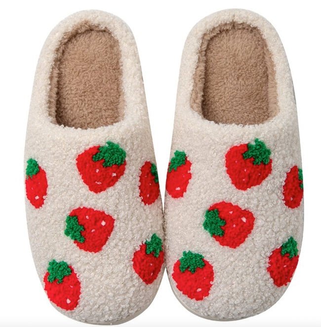 Strawberry Slippers - Kiwi & Co