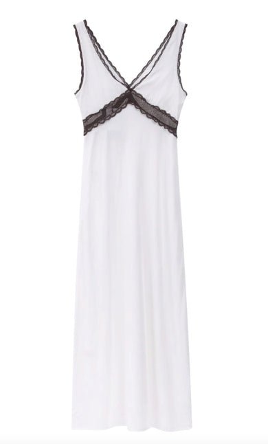White Heartstrings Midaxi Dress - Kiwi & Co