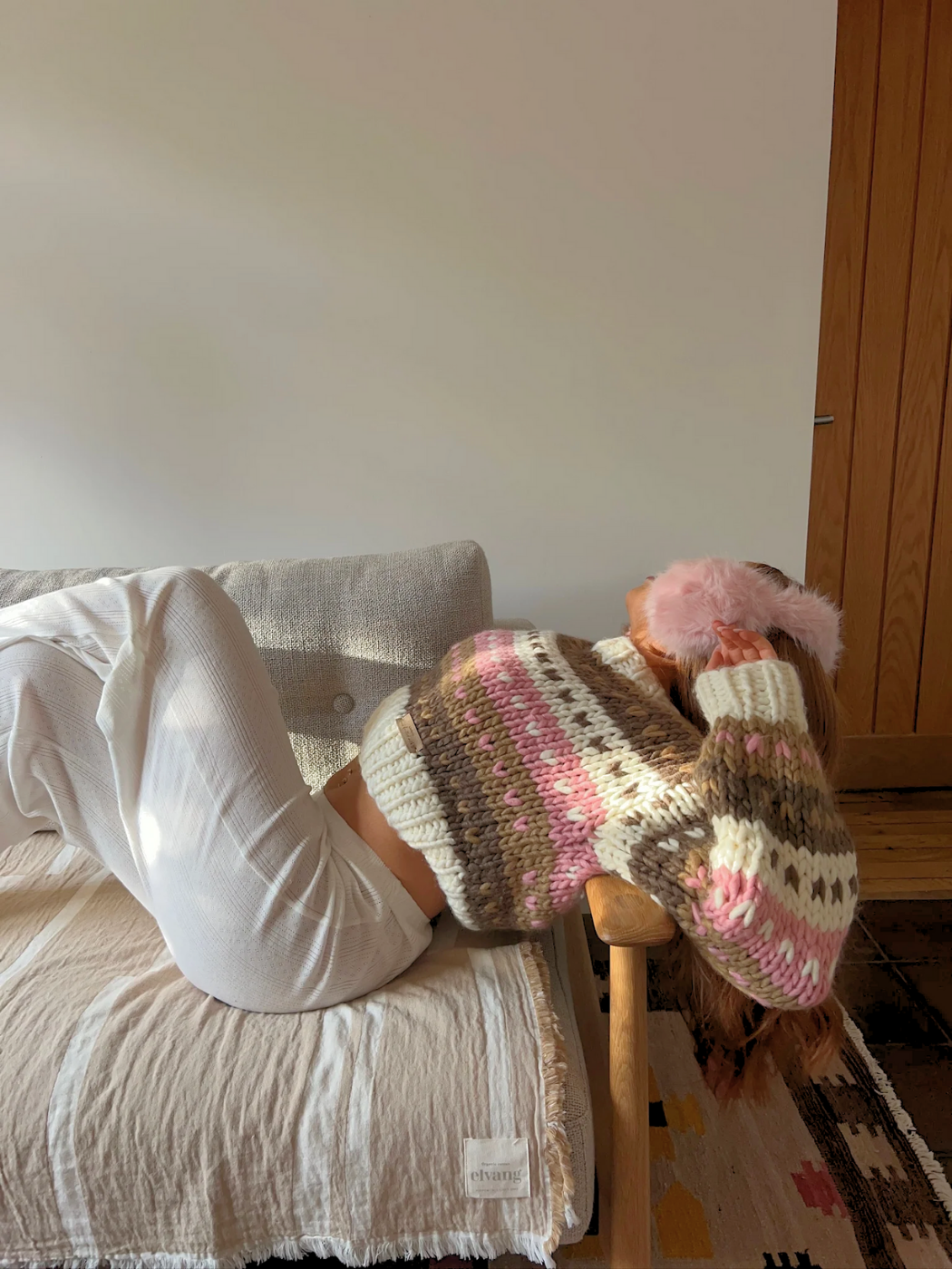 Vanilla Ginger Bread Fairisle Jumper