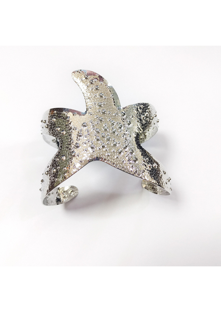 Starfish Cuff in Silver and Gold - Kiwi & Co accessories