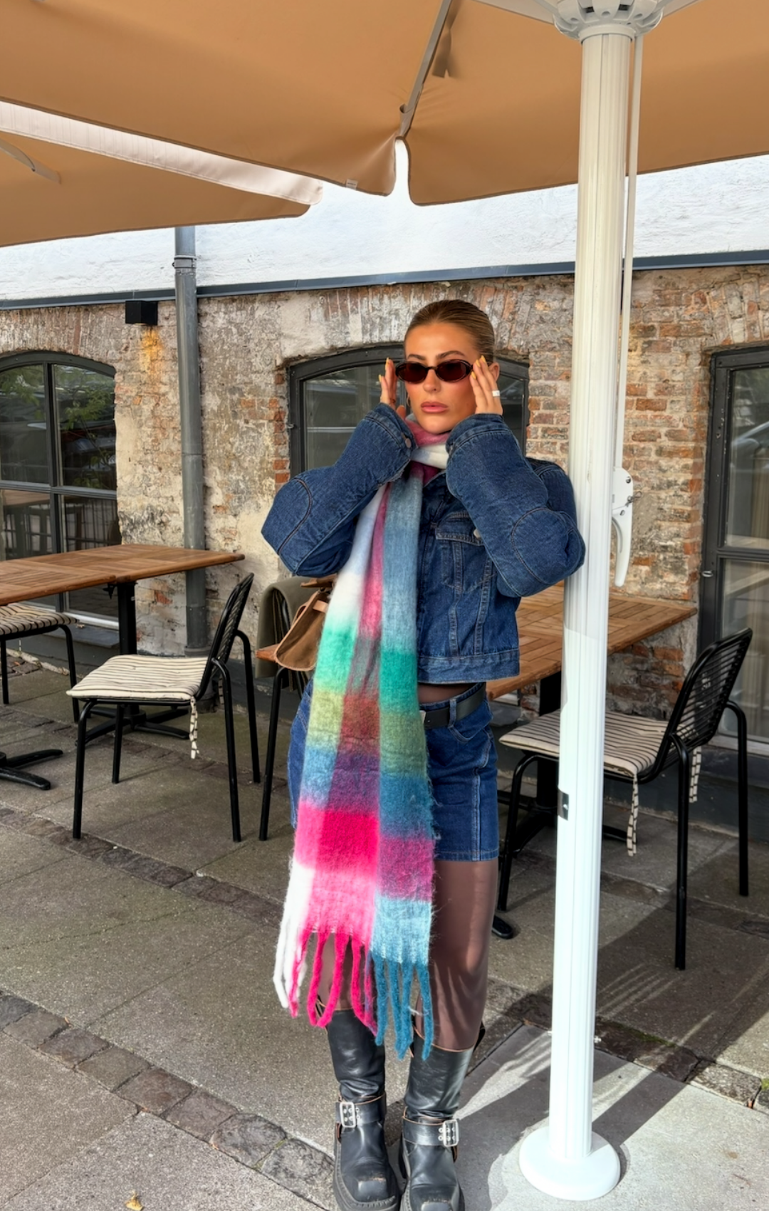 Sugar Check Scarf