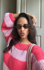 Double Pink Forget Me Not Jumper