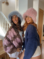 Chocolate Brownie Hugs & Kisses Cardigan