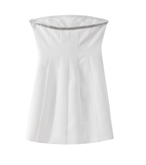 Dance Til Dawn Dress in White - Kiwi & Co Dresses