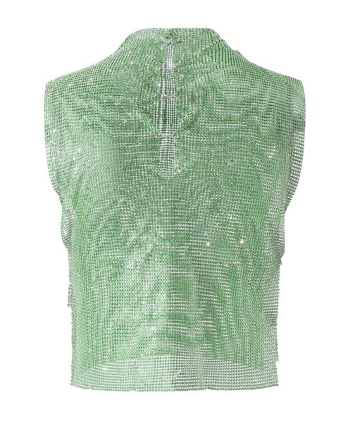 Glitter and Groove Top in Green - Kiwi & Co Top