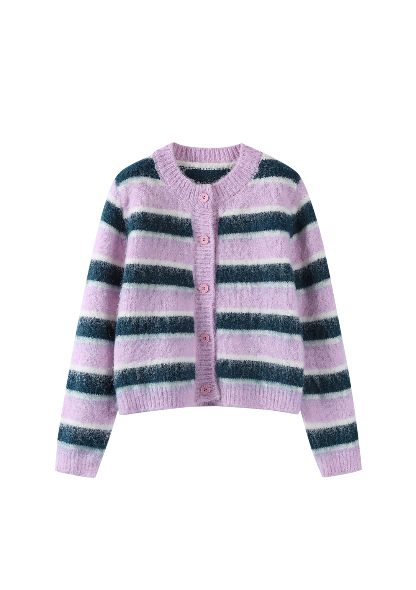 Lilac & Navy Darling Cardigan