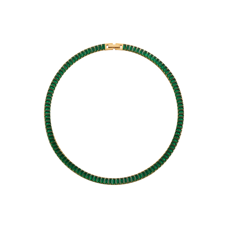 Crystal Charm Choker Necklace - Kiwi & Co Necklace