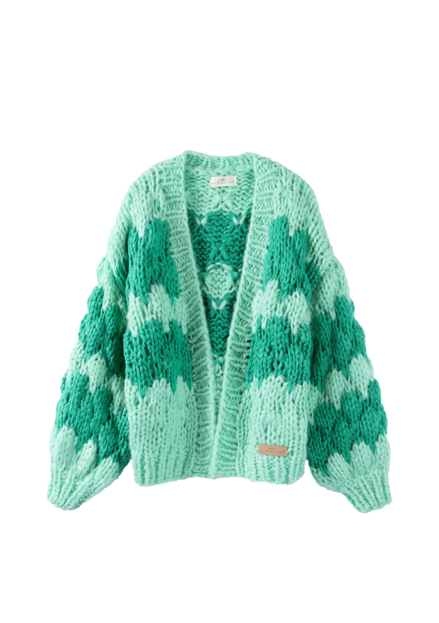 Mint Gelato Hugs & Kisses Cardigan