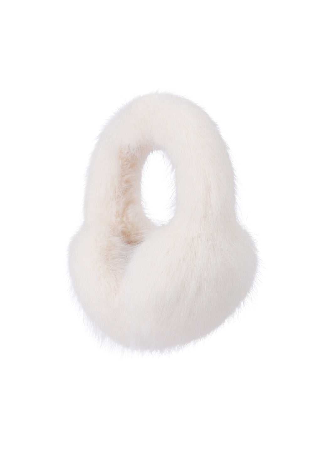 Cream Fluffy Ear Muffs