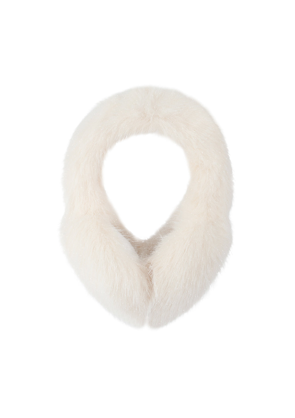 Cream Fluffy Ear Muffs