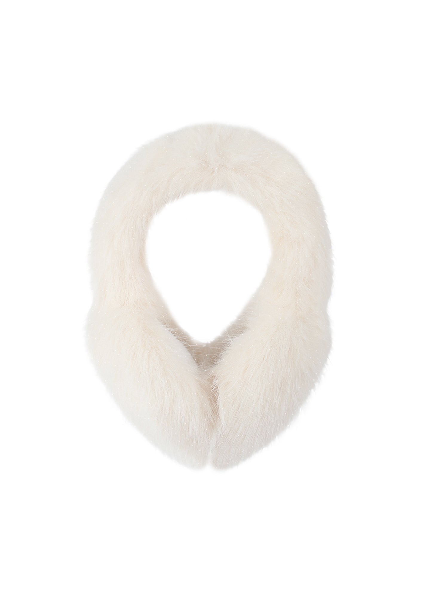 Cream Fluffy Ear Muffs