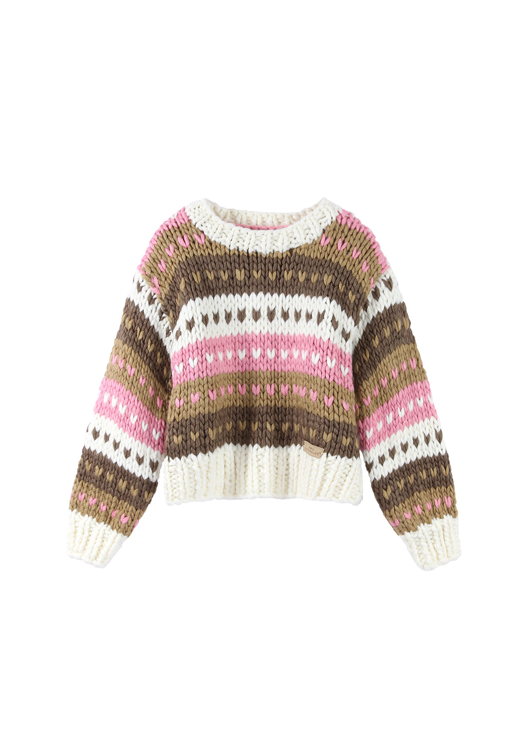 Vanilla Ginger Bread Fairisle Jumper