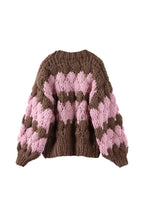 Chocolate Brownie Hugs & Kisses Cardigan