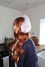 Lilac Fluffy Ear Muffs