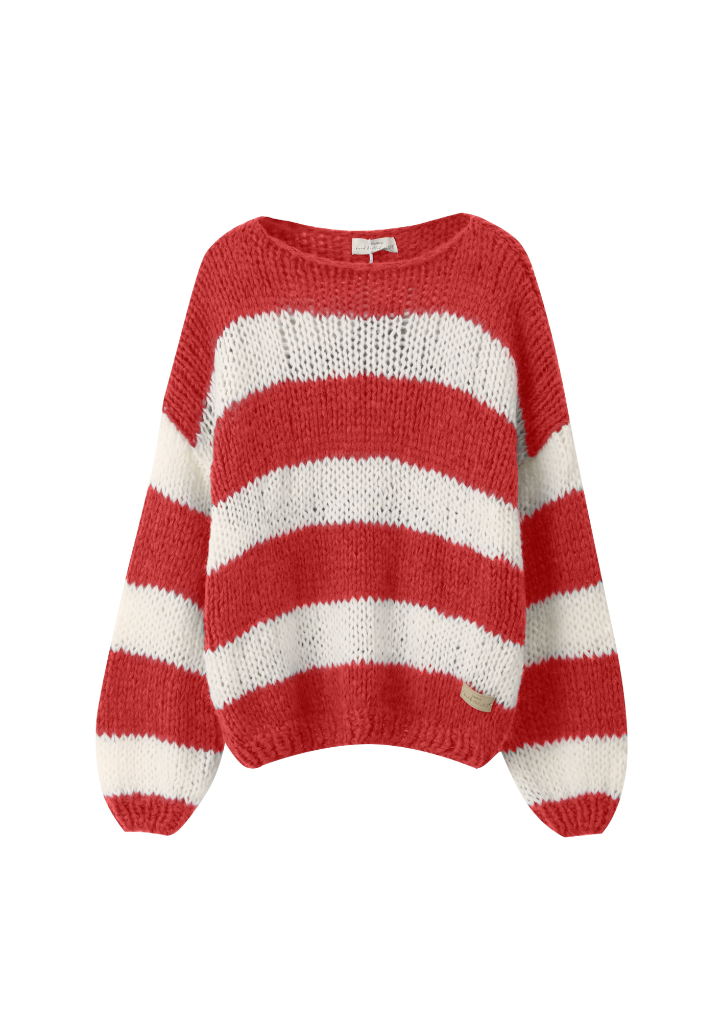 Red Forget Me Not Stripe Jumper