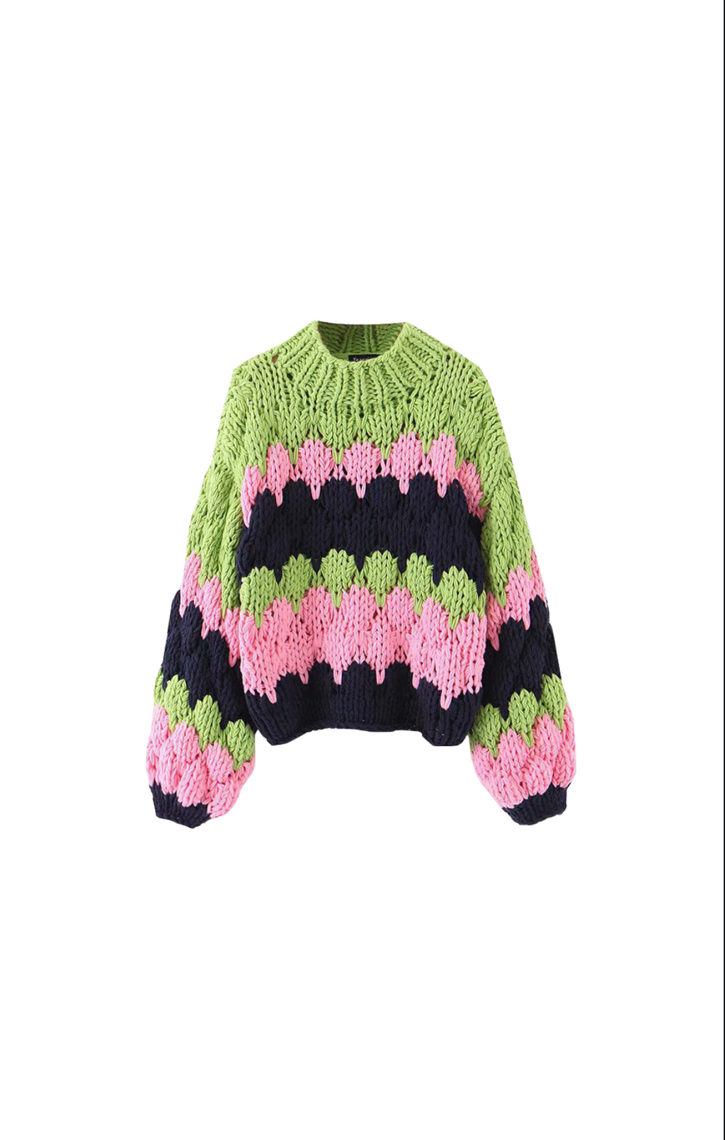 Sweetheart Chunky Knit Jumper