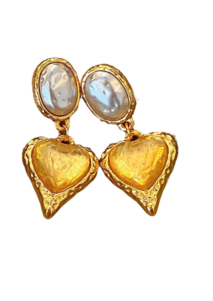 Amore Mio Heart Earrings - Kiwi & Co