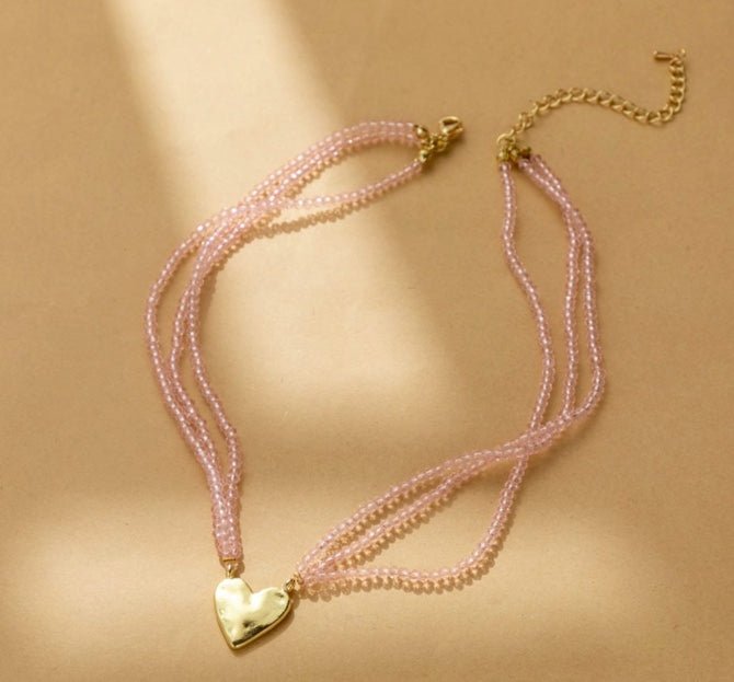 Beaded Love Necklace - Kiwi & Co