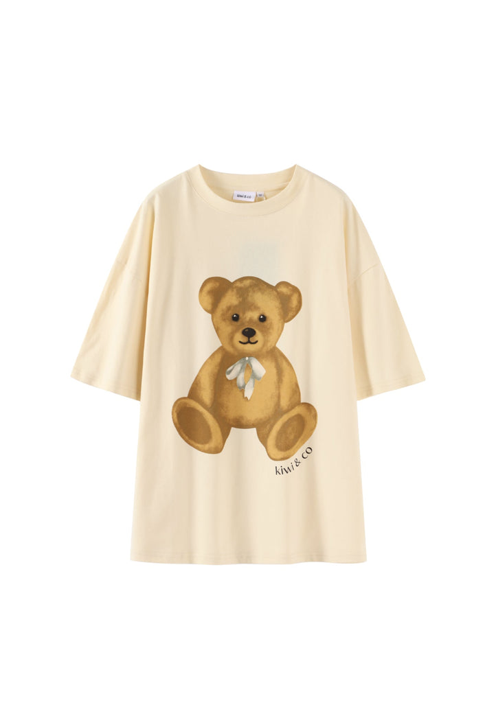 Bear With Me Oversized Tee - Kiwi & Co