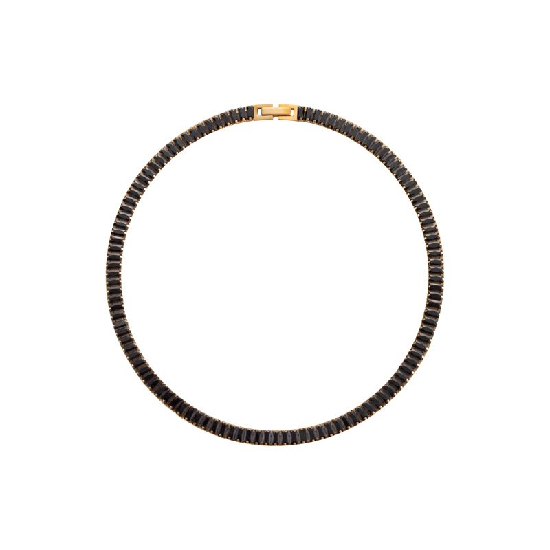 Crystal Charm Choker Necklace - Kiwi & Co