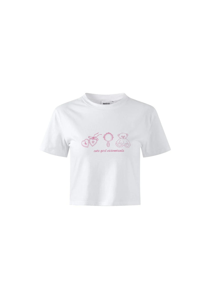 Cute Girl Essentials Baby Tee - Kiwi & Co