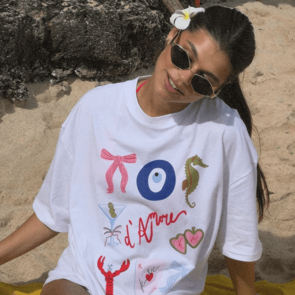 D'Amore Oversized Tee - Kiwi & Co