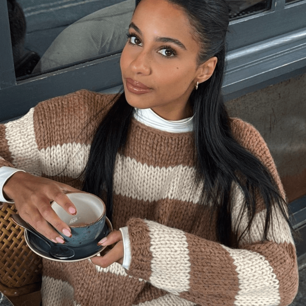 Espresso Forget Me Not Jumper - Kiwi & Co