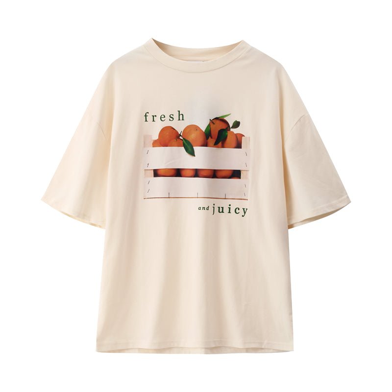 Fresh & Fruity Oversized Tee - Kiwi & Co