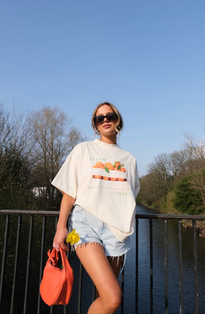 Fresh & Fruity Oversized Tee - Kiwi & Co