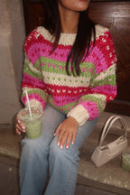 Ginger Bread Fairisle Jumper - Kiwi & Co