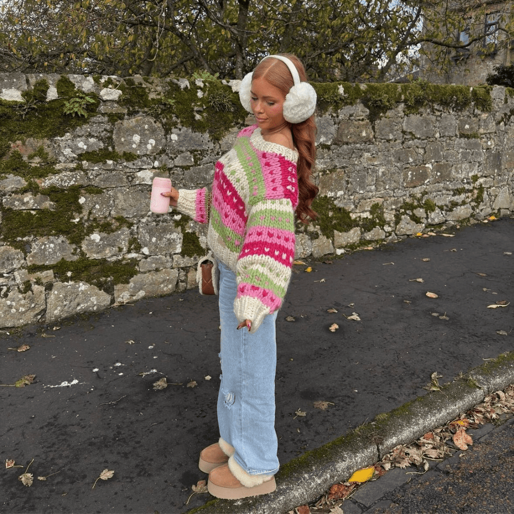 Ginger Bread Fairisle Jumper - Kiwi & Co