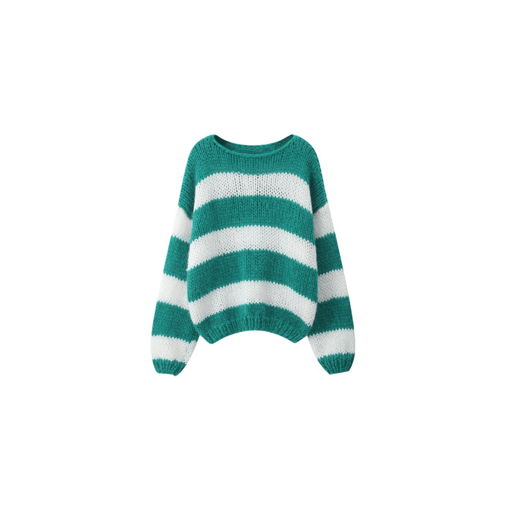 Green Forget Me Not Jumper - Kiwi & Co
