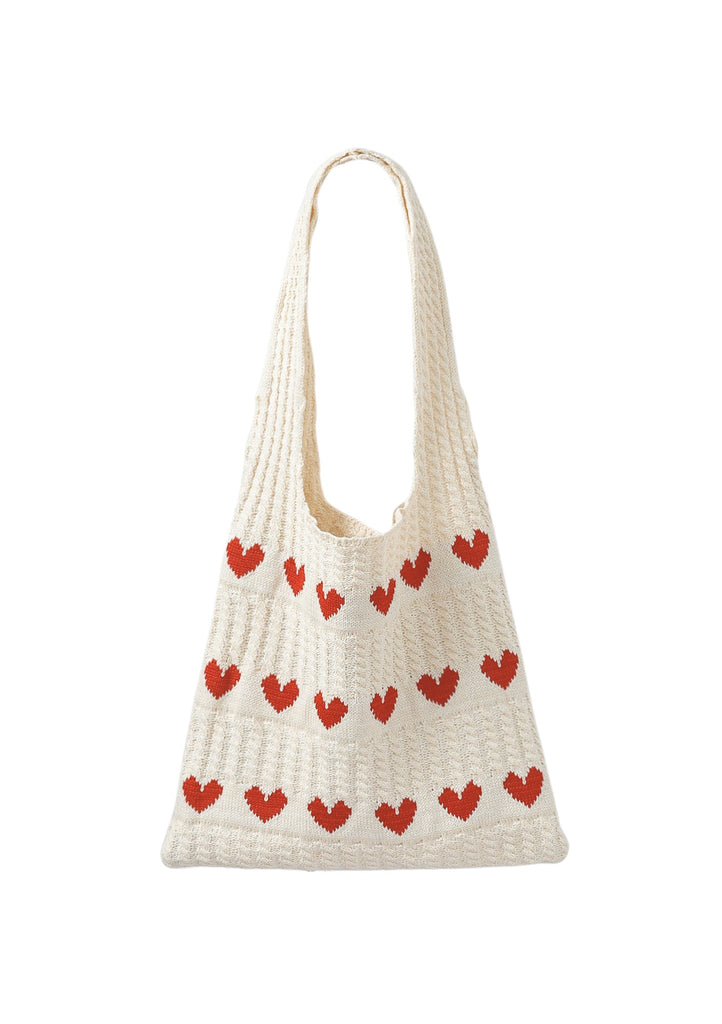 Honey Heart Knitted Bag - Kiwi & Co