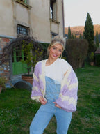 Lavender Haze Hugs and Kisses Cardigan - Kiwi & Co