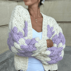 Lavender Haze Hugs and Kisses Cardigan - Kiwi & Co