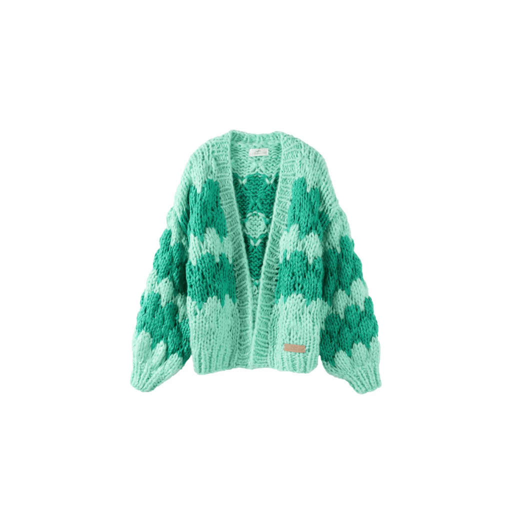 Mint Gelato Hugs & Kisses Cardigan - Kiwi & Co