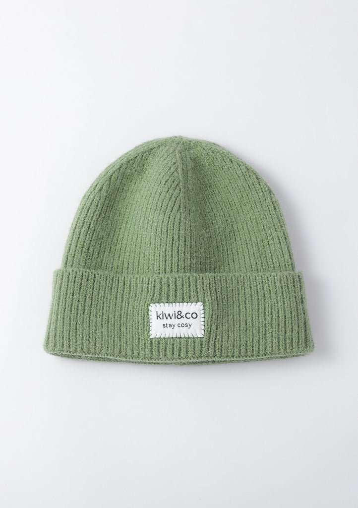 Olive Green Beanie Hat - Kiwi & Co