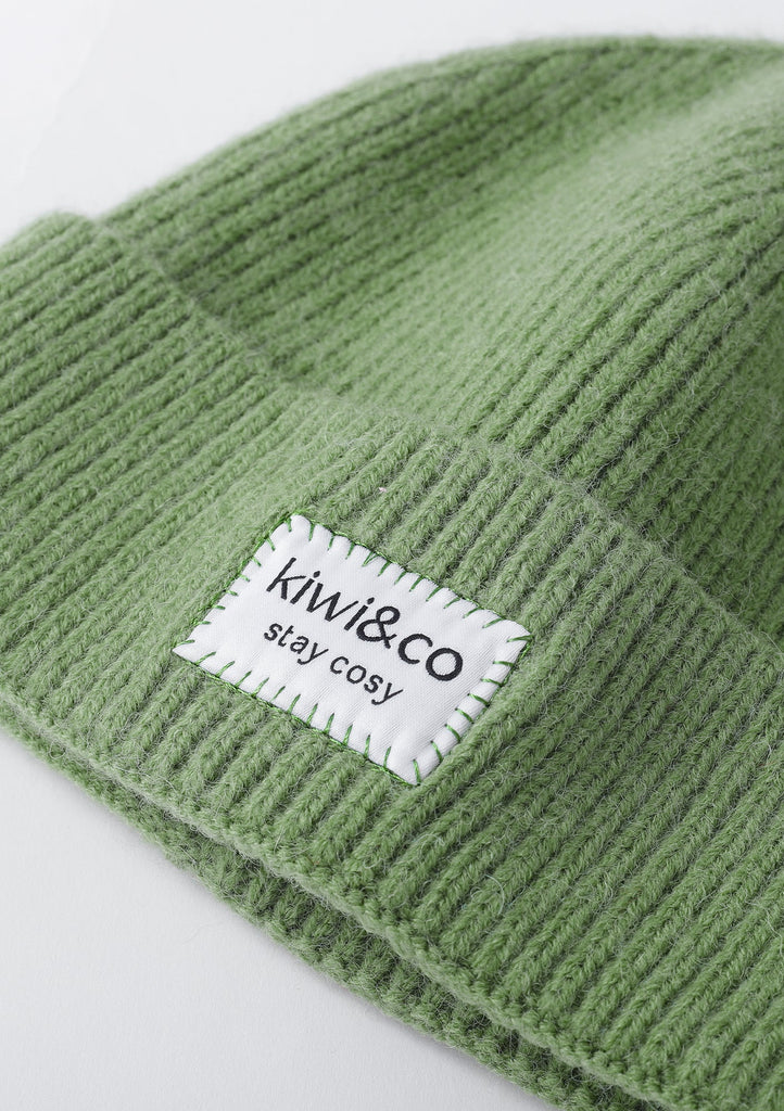 Olive Green Beanie Hat - Kiwi & Co