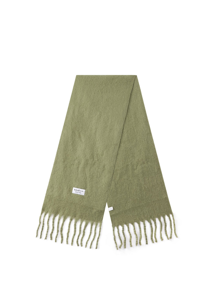 Olive Green Scarf - Kiwi & Co