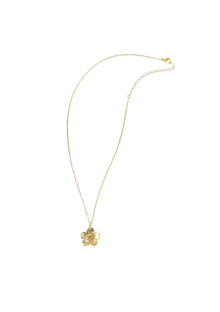 Pansy Petal Gold Necklace - Kiwi & Co