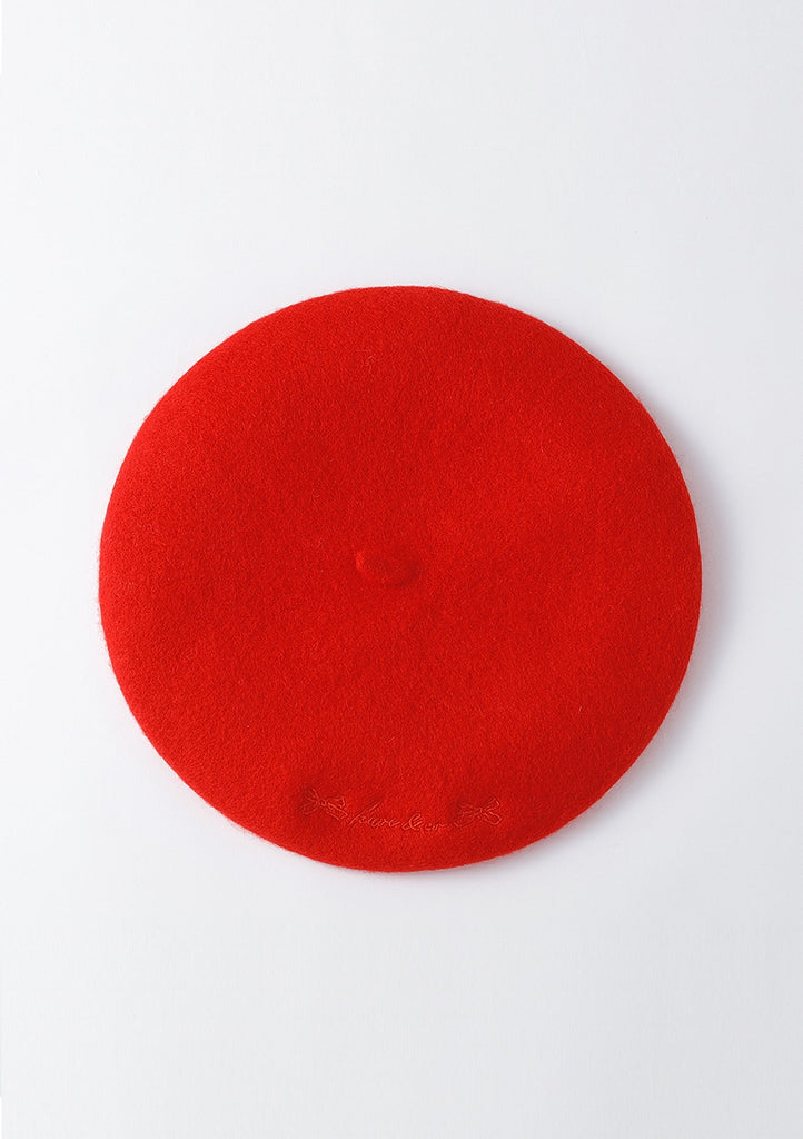 Poppy Red Beret - Kiwi & Co