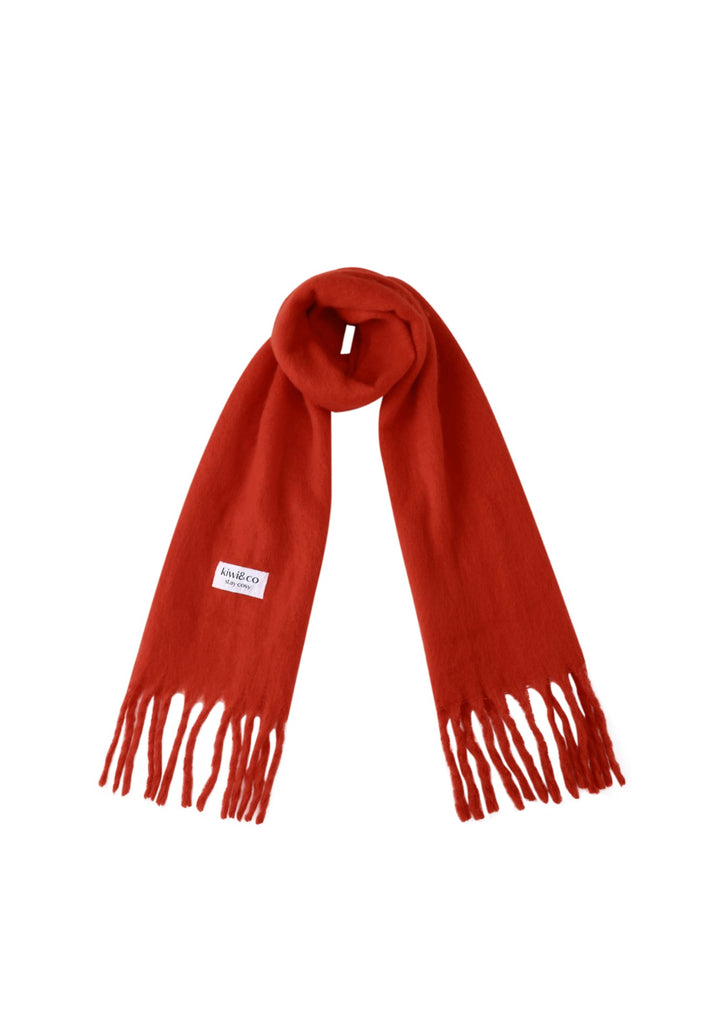 Poppy Red Scarf - Kiwi & Co