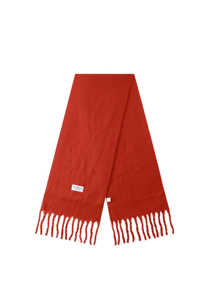 Poppy Red Scarf - Kiwi & Co