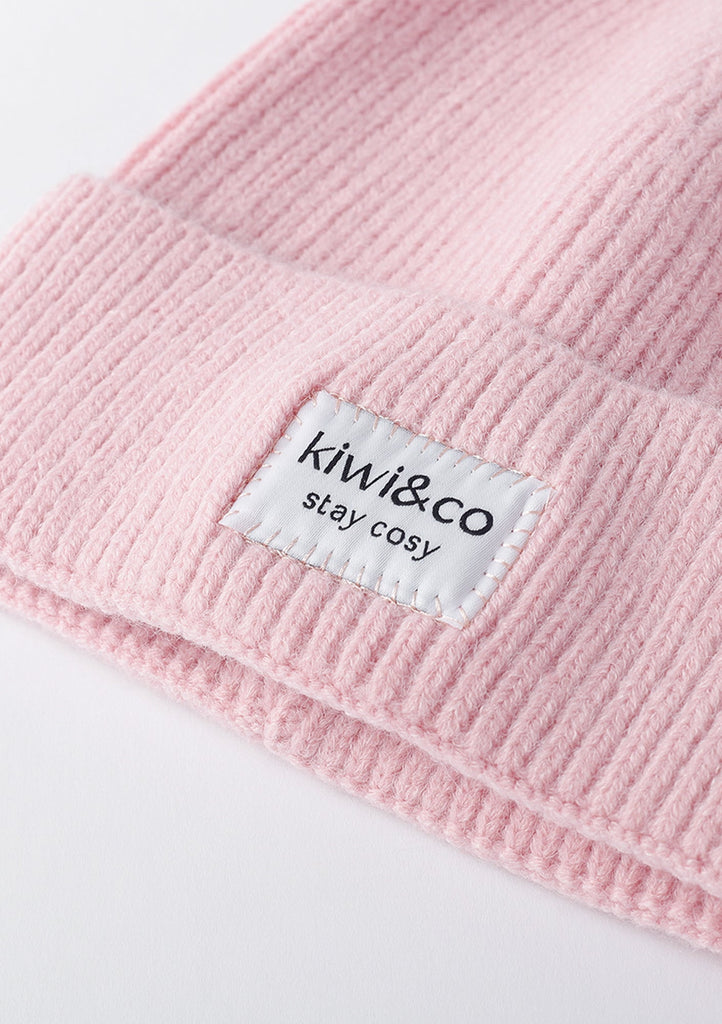 Soft Blush Beanie Hat - Kiwi & Co