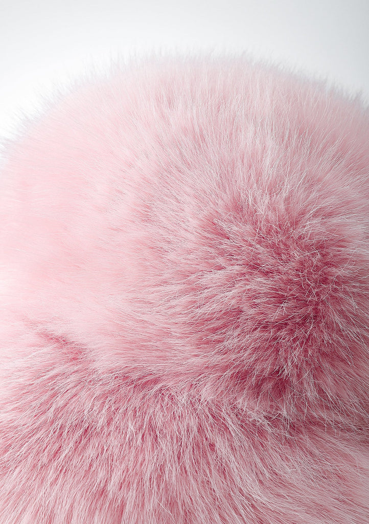 Soft Blush Faux Fur Hat - Kiwi & Co