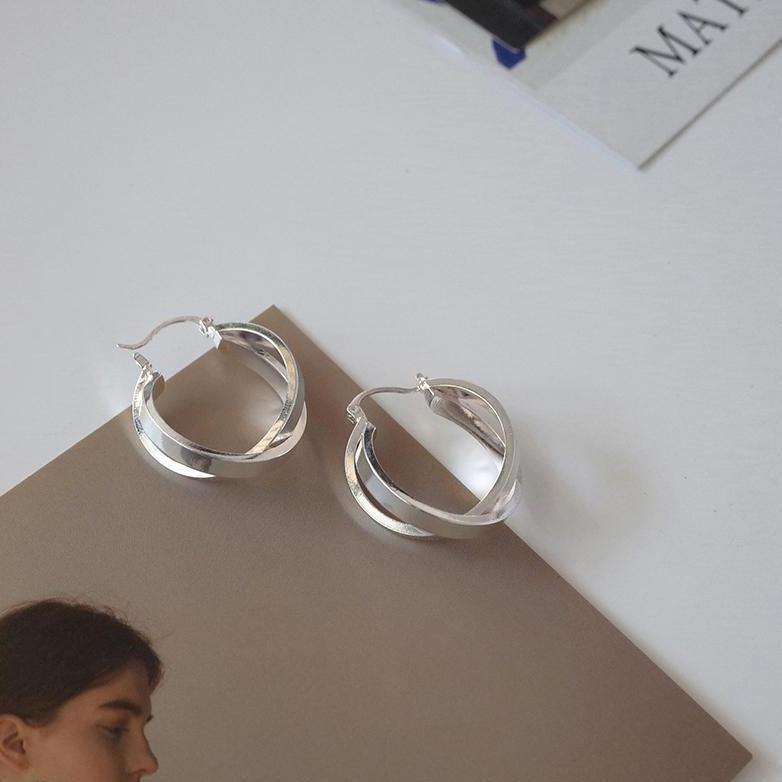 Double Hoop Earrings - Kiwi & Co Earrings