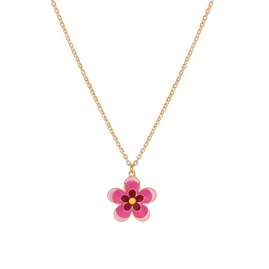 Flower Petal Necklace - Kiwi & Co Necklace